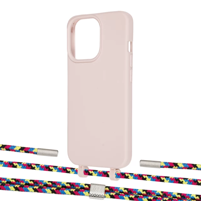 Чохол Upex Alter Eyelets for iPhone 13 Pro Crepe with Twine Critical Camouflage and Fausset Silver (UP109069)