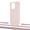 Чехол Upex Alter Eyelets for iPhone 13 Pro Crepe with Twine Rose Gold and Fausset Gold (UP109072)