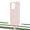 Чехол Upex Alter Eyelets for iPhone 13 Pro Crepe with Twine Mint and Fausset Gold (UP109079)