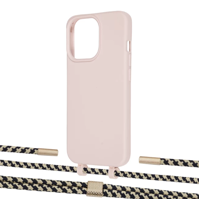 Чехол Upex Alter Eyelets for iPhone 13 Pro Crepe with Twine Copper and Fausset Gold (UP109082)