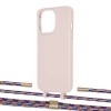 Чехол Upex Alter Eyelets for iPhone 13 Pro Crepe with Twine Blue Sunset and Fausset Gold (UP109083)