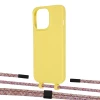Чохол Upex Alter Eyelets for iPhone 13 Pro Daffodil with Twine Mulberry and Fausset Matte Black (UP109097)
