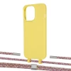 Чехол Upex Alter Eyelets for iPhone 13 Pro Daffodil with Twine Mulberry and Fausset Silver (UP109114)