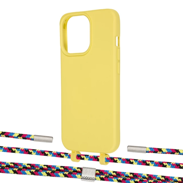 Чехол Upex Alter Eyelets for iPhone 13 Pro Daffodil with Twine Critical Camouflage and Fausset Silver (UP109120)