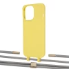 Чохол Upex Alter Eyelets for iPhone 13 Pro Daffodil with Twine Gray and Fausset Gold (UP109129)