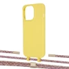 Чохол Upex Alter Eyelets for iPhone 13 Pro Daffodil with Twine Mulberry and Fausset Gold (UP109131)