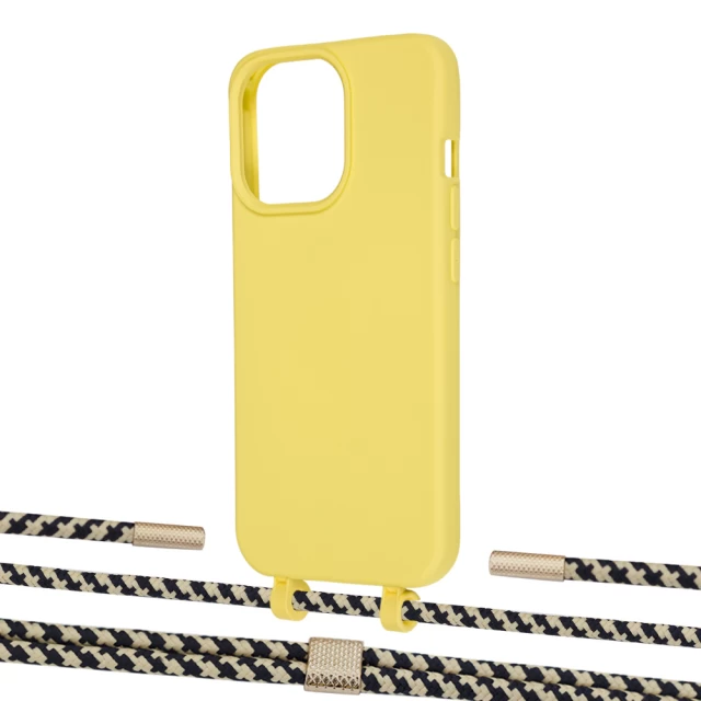 Чохол Upex Alter Eyelets for iPhone 13 Pro Daffodil with Twine Copper and Fausset Gold (UP109133)