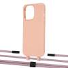 Чохол Upex Alter Eyelets for iPhone 13 Pro Tangerine with Twine Rose Gold and Fausset Matte Black (UP109140)