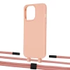 Чохол Upex Alter Eyelets for iPhone 13 Pro Tangerine with Twine Cantaloupe and Fausset Matte Black (UP109143)