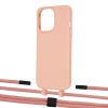 Чехол Upex Alter Eyelets for iPhone 13 Pro Tangerine with Twine Cantaloupe and Fausset Matte Black (UP109143)