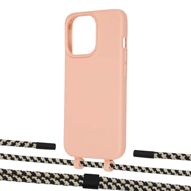 Чехол Upex Alter Eyelets for iPhone 13 Pro Tangerine with Twine Copper and Fausset Matte Black (UP109150)