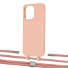 Чехол Upex Alter Eyelets for iPhone 13 Pro Tangerine with Twine Cantaloupe and Fausset Silver (UP109160)