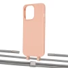 Чехол Upex Alter Eyelets for iPhone 13 Pro Tangerine with Twine Gray and Fausset Silver (UP109163)