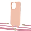 Чехол Upex Alter Eyelets for iPhone 13 Pro Tangerine with Twine Coral and Fausset Gold (UP109175)