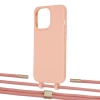 Чехол Upex Alter Eyelets for iPhone 13 Pro Tangerine with Twine Cantaloupe and Fausset Gold (UP109177)