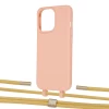 Чохол Upex Alter Eyelets for iPhone 13 Pro Tangerine with Twine Sunflower and Fausset Gold (UP109178)