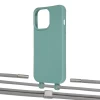 Чехол Upex Alter Eyelets for iPhone 13 Pro Basil with Twine Gray and Fausset Silver (UP109214)