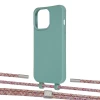Чохол Upex Alter Eyelets for iPhone 13 Pro Basil with Twine Mulberry and Fausset Silver (UP109216)