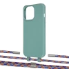 Чехол Upex Alter Eyelets for iPhone 13 Pro Basil with Twine Blue Sunset and Fausset Silver (UP109219)