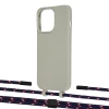 Чехол Upex Alter Eyelets for iPhone 13 Pro Anchor with Twine Blue Marine and Fausset Matte Black (UP109255)