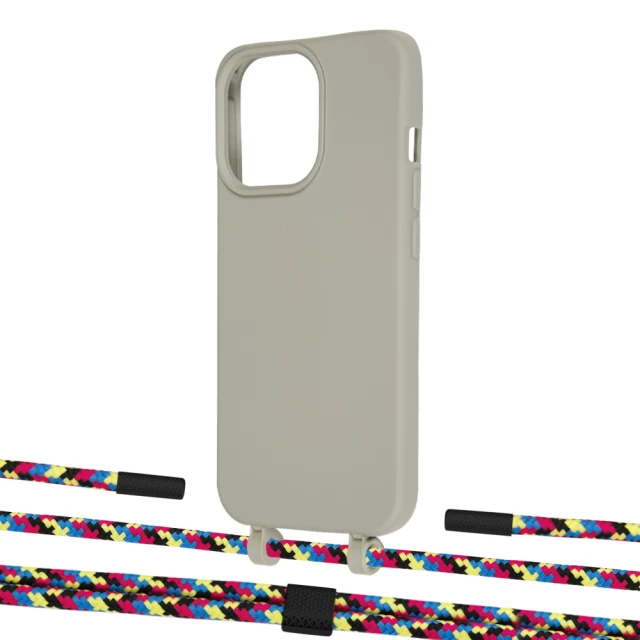 Чохол Upex Alter Eyelets for iPhone 13 Pro Anchor with Twine Critical Camouflage and Fausset Matte Black (UP109256)