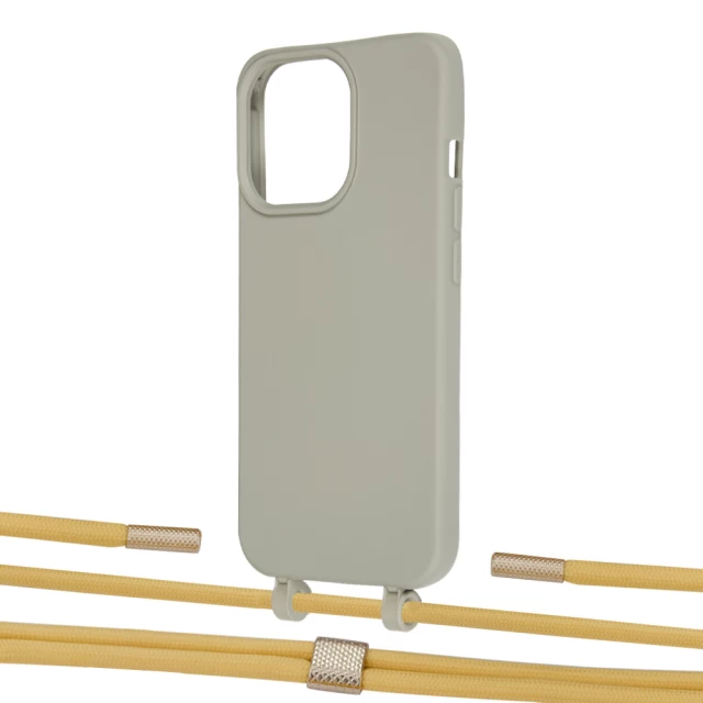Чохол Upex Alter Eyelets for iPhone 13 Pro Anchor with Twine Sunflower and Fausset Gold (UP109280)