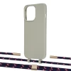 Чохол Upex Alter Eyelets for iPhone 13 Pro Anchor with Twine Blue Marine and Fausset Gold (UP109289)