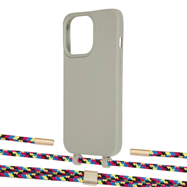 Чехол Upex Alter Eyelets for iPhone 13 Pro Anchor with Twine Critical Camouflage and Fausset Gold (UP109290)