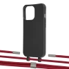 Чехол Upex Alter Eyelets for iPhone 13 Pro Max Onyx with Twine Red and Fausset Silver (UP109312)