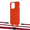 Чехол Upex Alter Eyelets for iPhone 13 Pro Max Red with Twine Red and Fausset Matte Black (UP109346)