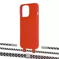 Чехол Upex Alter Eyelets for iPhone 13 Pro Max Red with Twine Copper and Fausset Silver (UP109371)