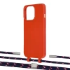 Чехол Upex Alter Eyelets for iPhone 13 Pro Max Red with Twine Blue Marine and Fausset Silver (UP109374)