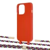 Чохол Upex Alter Eyelets for iPhone 13 Pro Max Red with Twine Critical Camouflage and Fausset Gold (UP109392)