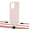 Чохол Upex Alter Eyelets for iPhone 13 Pro Max Crepe with Twine Cantaloupe and Fausset Matte Black (UP109398)