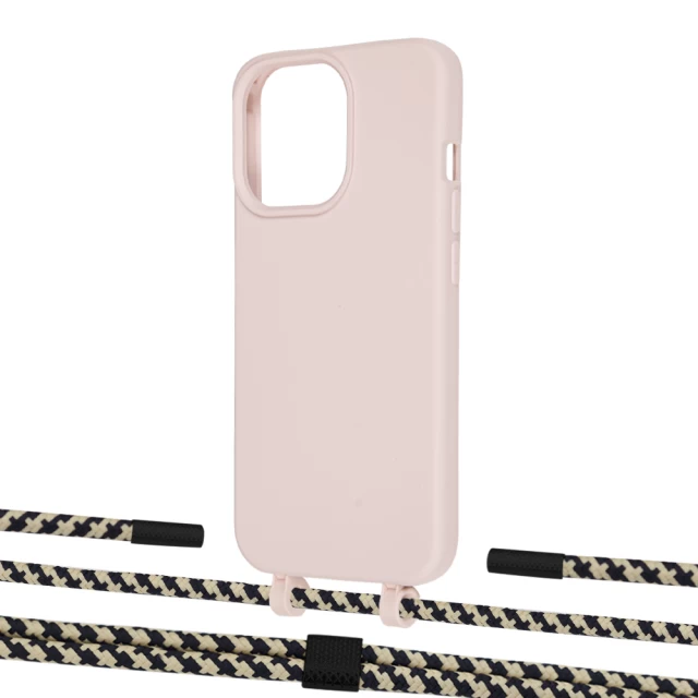 Чехол Upex Alter Eyelets for iPhone 13 Pro Max Crepe with Twine Copper and Fausset Matte Black (UP109405)