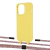 Чехол Upex Alter Eyelets for iPhone 13 Pro Max Daffodil with Twine Mulberry and Fausset Matte Black (UP109454)