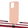 Чохол Upex Alter Eyelets for iPhone 13 Pro Max Tangerine with Twine Red and Fausset Matte Black (UP109499)