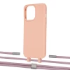 Чохол Upex Alter Eyelets for iPhone 13 Pro Max Tangerine with Twine Rose Gold and Fausset Silver (UP109514)