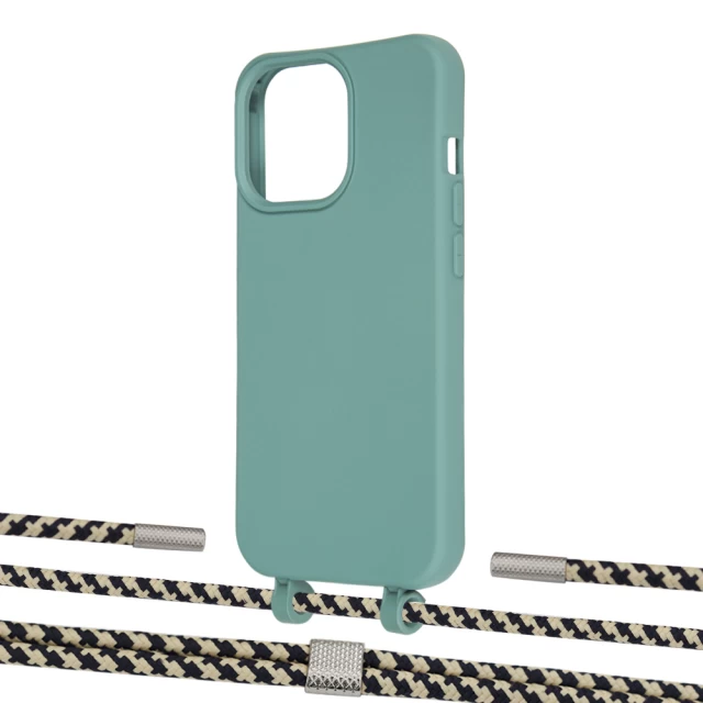 Чехол Upex Alter Eyelets for iPhone 13 Pro Max Basil with Twine Copper and Fausset Silver (UP109575)