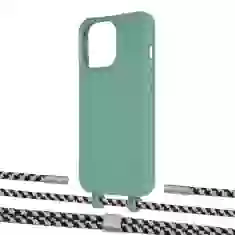 Чохол Upex Alter Eyelets for iPhone 13 Pro Max Basil with Twine Copper and Fausset Silver (UP109575)