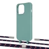 Чехол Upex Alter Eyelets for iPhone 13 Pro Max Basil with Twine Blue Marine and Fausset Silver (UP109578)