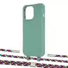 Чохол Upex Alter Eyelets for iPhone 13 Pro Max Basil with Twine Critical Camouflage and Fausset Silver (UP109579)