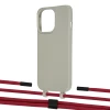 Чехол Upex Alter Eyelets for iPhone 13 Pro Max Anchor with Twine Red and Fausset Matte Black (UP109601)