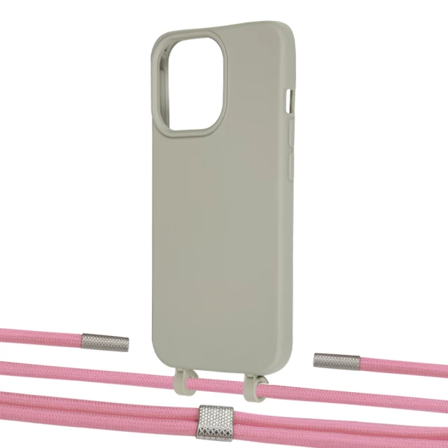 Чехол Upex Alter Eyelets for iPhone 13 Pro Max Anchor with Twine Coral and Fausset Silver (UP109617)