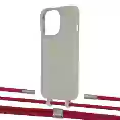 Чохол Upex Alter Eyelets for iPhone 13 Pro Max Anchor with Twine Red and Fausset Silver (UP109618)