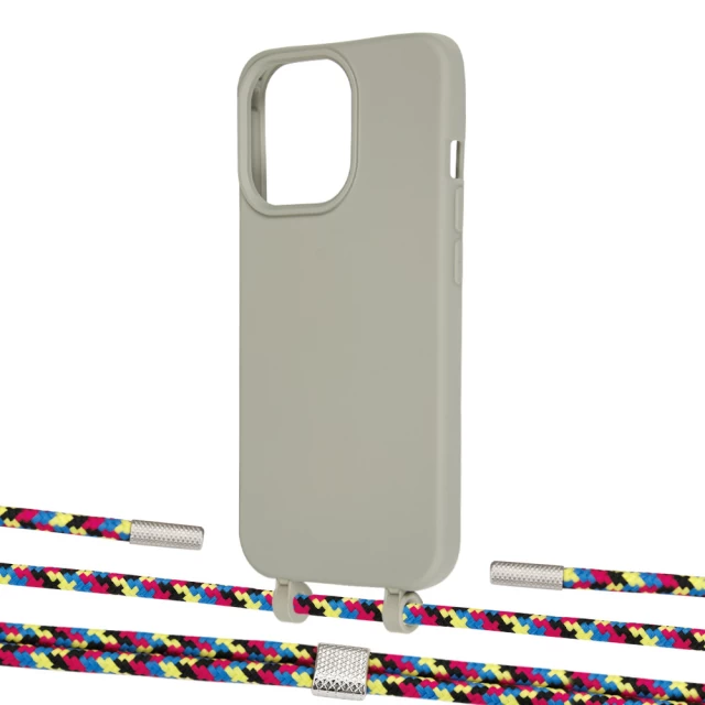 Чехол Upex Alter Eyelets for iPhone 13 Pro Max Anchor with Twine Critical Camouflage and Fausset Silver (UP109630)