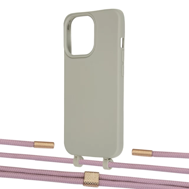 Чохол Upex Alter Eyelets for iPhone 13 Pro Max Anchor with Twine Rose Gold and Fausset Gold (UP109633)