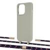 Чохол Upex Alter Eyelets for iPhone 13 Pro Max Anchor with Twine Blue Marine and Fausset Gold (UP109646)