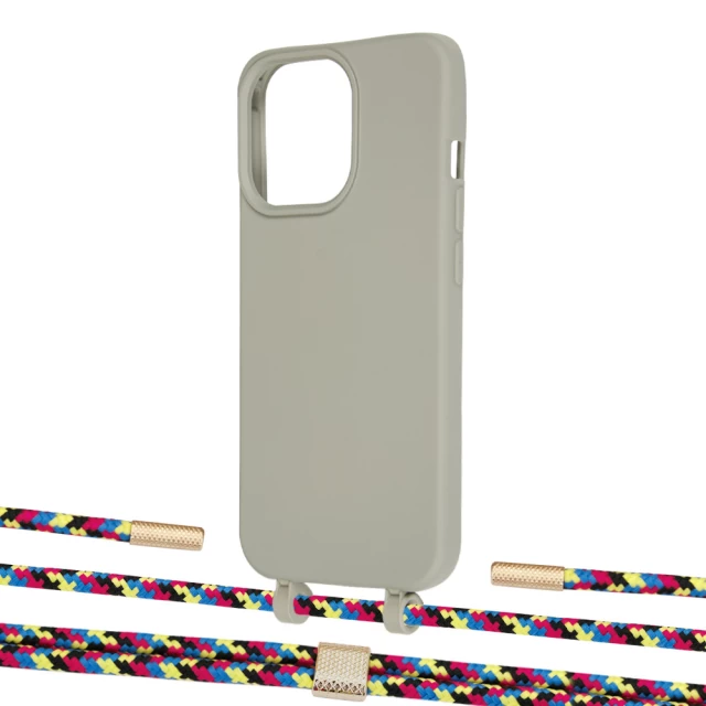 Чехол Upex Alter Eyelets for iPhone 13 Pro Max Anchor with Twine Critical Camouflage and Fausset Gold (UP109647)