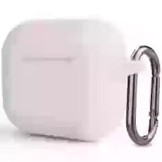 Чохол для навушників Upex для Apple AirPods 3 Silicone Case з карабіном Pink Sand (UP77403)